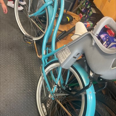 Cruiser bike and family gear at Stan's